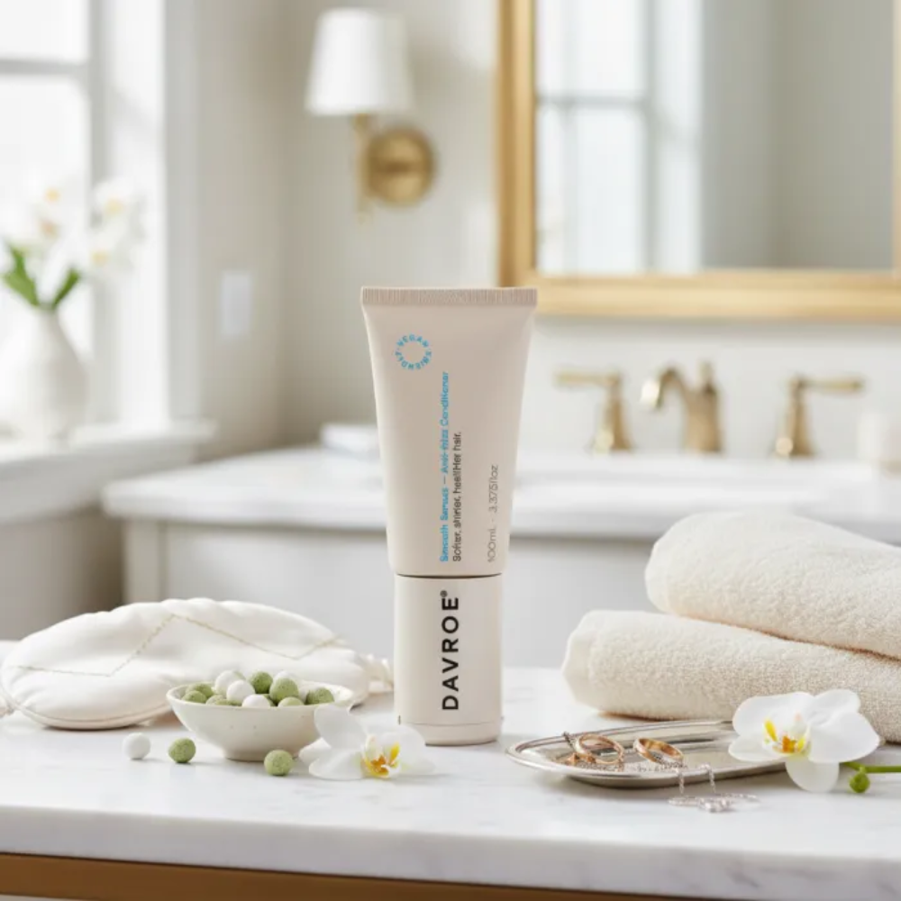 DAVROE Smooth Senses Anti-Frizz Conditioner 100ml - Пом’якшуючий кондиціонер для кучерявого волосся - фото №2